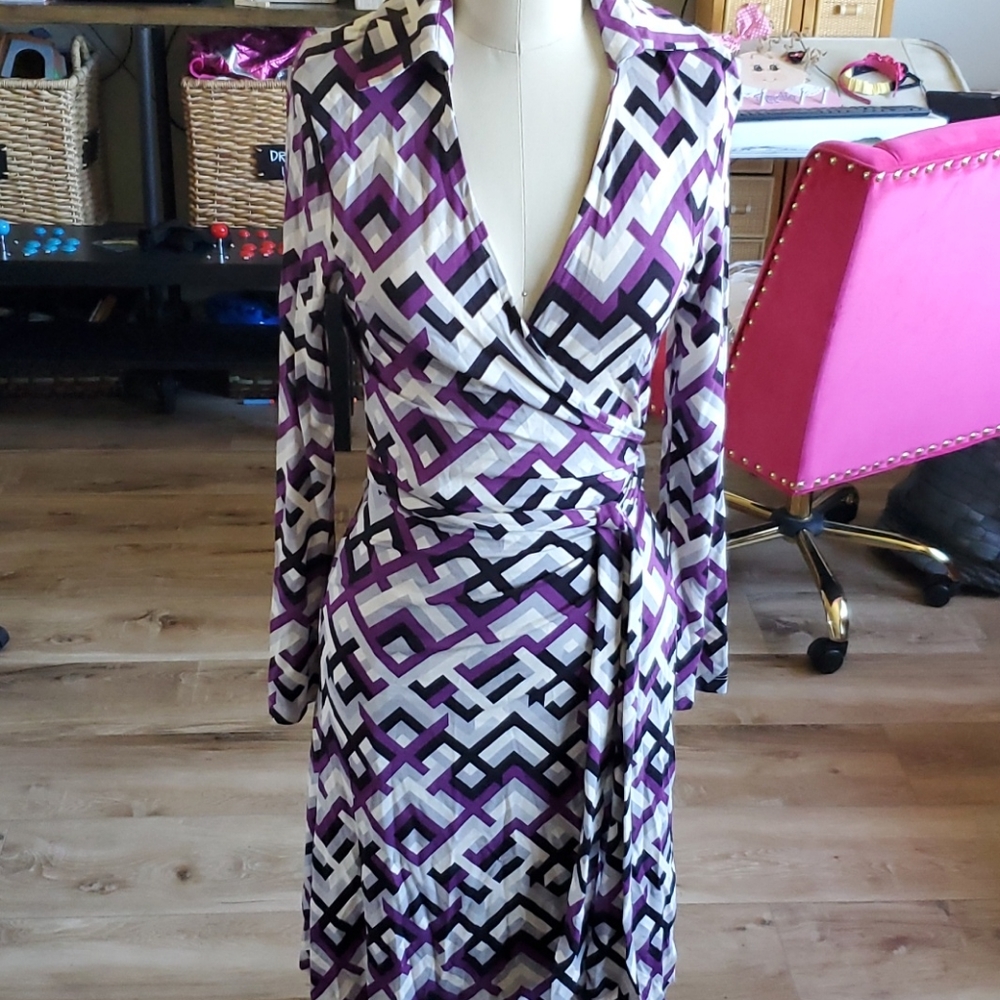 NWT Tart Collection Bellevue Mod Print Wrap Dress